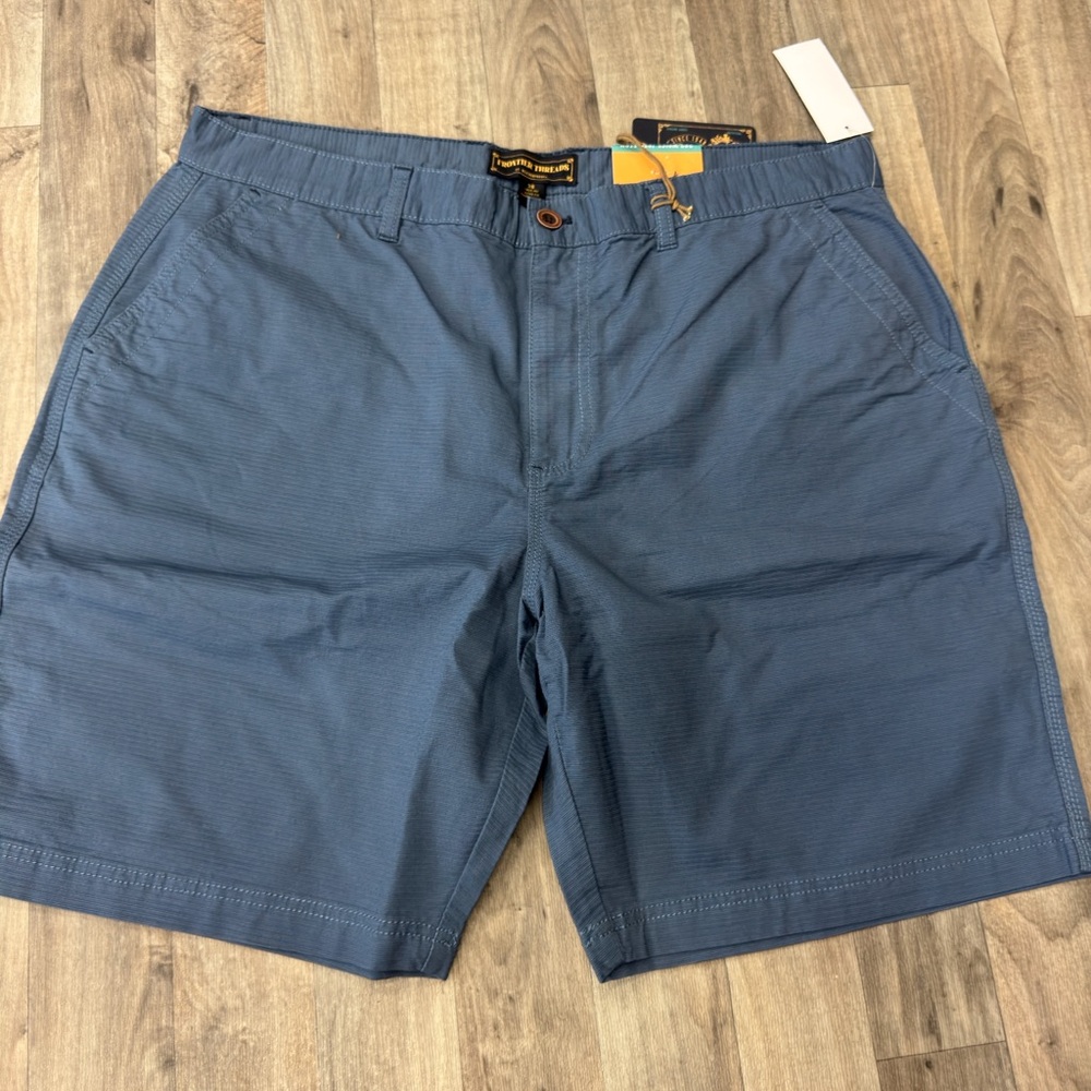 Frontier Threads Men’s Blue Shorts Size 38 9” Inseam‎ Casual Chino Shorts NWT